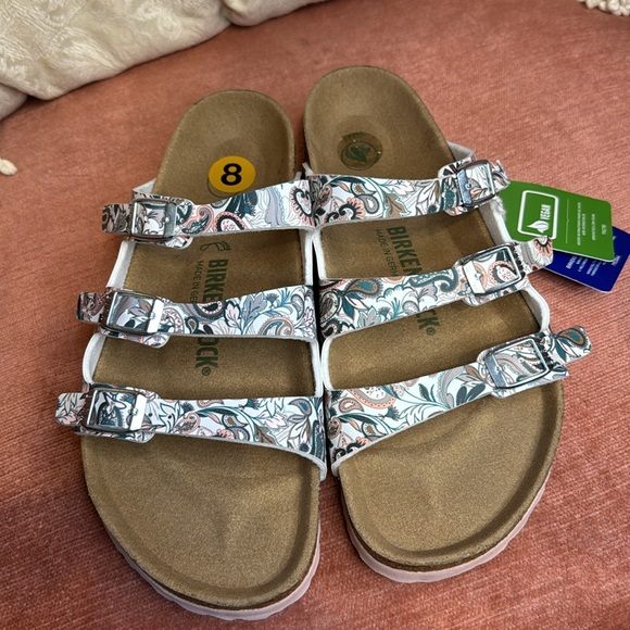 Birkenstock Florida Fresh Vegan Flower sandals, size 8 women (39euro) NWT - Picture 9 of 12